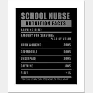 School Nurse Funny Job Description Posters and Art